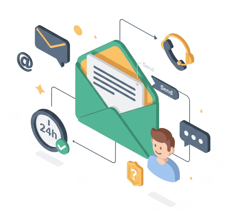 Contact our team for support and inquiries